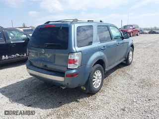 2010 Mercury Mariner Premier with VIN 4M2CN9H74AKJ22901, listed as a IAAI auction lot 42074297 with 170,559 mi miles. Bid and sale history available at carsss.com. Image 4.