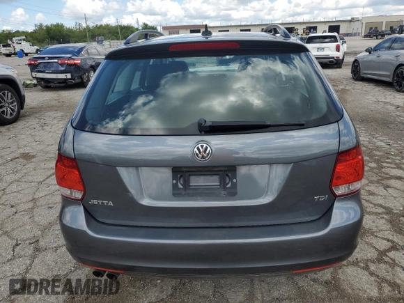 2014 Volkswagen Jetta SportWagen TDI w/Sunroof & Nav with VIN 3VWPL7AJ6EM625591, listed as a Copart auction lot 67476174 with 63,196 mi miles and Non Repairable. Bid and sale history available at carsss.com. Image 6.