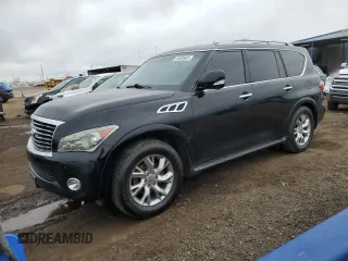 2013 Infiniti QX56 z VIN JN8AZ2NE3D9040704, wystawiony jako Copart lot #51826465 z przebiegiem 203 140 mil mil oraz Czysty tytuł • Clean title. Historia ofert i sprzedaży dostępna na DreamBid. Obrazek 1.