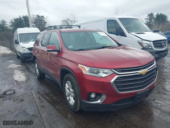 2018 Chevrolet Traverse LT Cloth with VIN 1GNEVGKW3JJ188727, listed as a IAAI auction lot 41740495 with 74,056 mi miles. Bid and sale history available at carsss.com. Image 1.