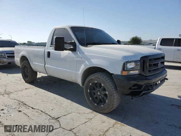 2004 Ford F-250 XL with VIN 1FTNF20L94EA54075, listed as a Copart auction lot 56751955 with 303,008 mi miles and Salvage title. Bid and sale history available at DreamBid. Image 4.
