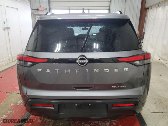 2022 Nissan Pathfinder SV with VIN 5N1DR3BC2NC228602, listed as a Copart auction lot 42744585 with 34,676 mi miles and Salvage Title. Bid and sale history available at carsss.com. Image 6.
