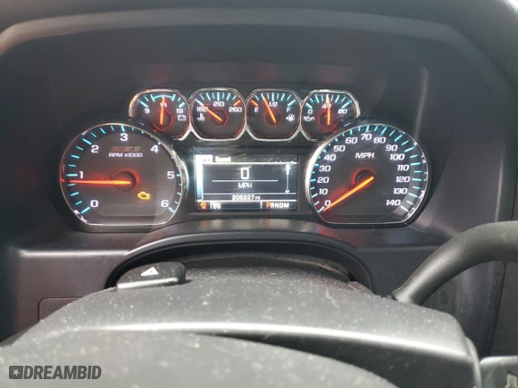 2014 Chevrolet Silverado 1500 LTZ with VIN 3GCUKSEC7EG553841, listed as a Copart auction lot 44797175 with 206,227 mi miles and Salvage Title. Bid and sale history available at carsss.com. Image 9.