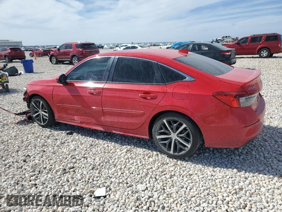 2022 Honda Civic Sedan Touring with VIN 2HGFE1F97NH306852, listed as a Copart auction lot 49012035 with 52,258 mi miles and Salvage Title. Bid and sale history available at carsss.com. Image 2.