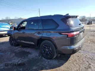 2024 Toyota Sequoia SR5 with VIN 7SVAAABA7RX028059, listed as a Copart auction lot 44797595 with 0 mi miles and Salvage Title. Bid and sale history available at carsss.com. Image 2.