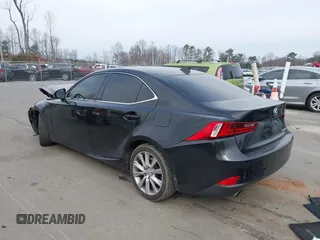 2015 Lexus IS 250 with VIN JTHBF1D21F5059089, listed as a IAAI auction lot 41679418 with 129,697 mi miles and . Bid and sale history available at DreamBid. Image 3.