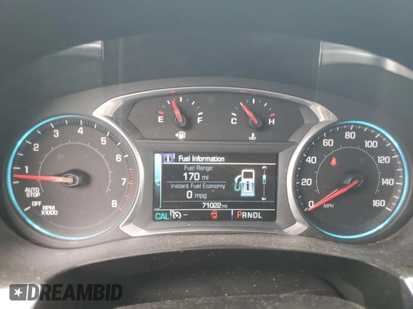 2018 Chevrolet Traverse LT Cloth with VIN 1GNERGKW5JJ278918, listed as a Copart auction lot 66184484 with 71,022 mi miles and Salvage Title. Bid and sale history available at carsss.com. Image 9.