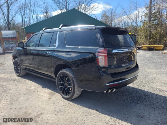 2023 Chevrolet Suburban Premier with VIN 1GNSKFKDXPR118527, listed as a Copart auction lot 49397994 with 17,039 mi miles. Bid and sale history available at carsss.com. Image 3.