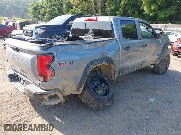 2024 Chevrolet Colorado 4WD Trail Boss with VIN 1GCPTEEK8R1307923, listed as a IAAI auction lot 42423905 with 4,190 mi miles and . Bid and sale history available at DreamBid. Image 4.
