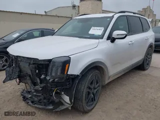 2024 Kia Telluride SX Prestige X-Pro with VIN 5XYP5DGCXRG490882, listed as a IAAI auction lot 41634304 with 30,476 mi miles. Bid and sale history available at carsss.com. Image 2.