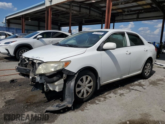 2009 Toyota Corolla with VIN JTDBL40E699047335, listed as a Copart auction lot 54758925 with 212,801 mi miles and Salvage Title. Bid and sale history available at carsss.com. Image 1.