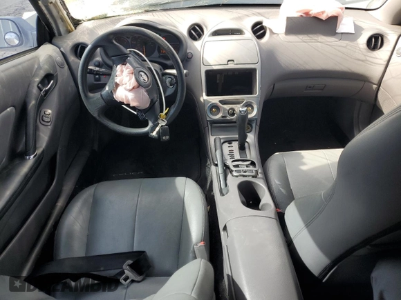 2002 Toyota Celica GT with VIN JTDDR32T420119754, listed as a Copart auction lot 43757025 with 81,490 mi miles and Salvage Title. Bid and sale history available at carsss.com. Image 8.