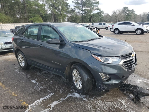 2020 Chevrolet Equinox LS with VIN 2GNAXHEV0L6271727, listed as a Copart auction lot 46811495 with 158,150 mi miles and Salvage Title. Bid and sale history available at carsss.com. Image 4.