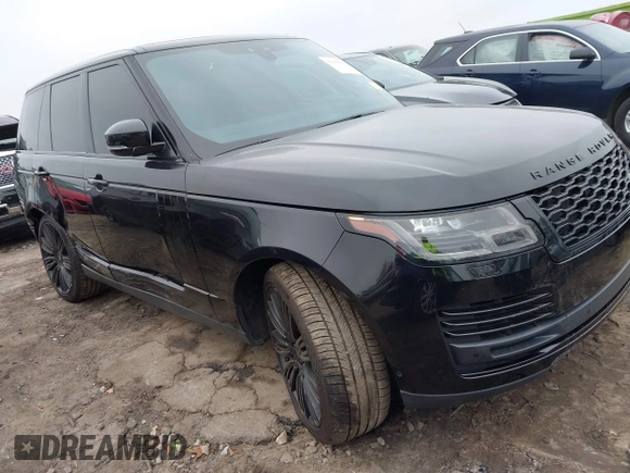2019 Land Rover Range Rover with VIN SALGS2REXKA545261, listed as a IAAI auction lot 41199157 with 56,926 mi miles and . Bid and sale history available at DreamBid. Image 1.