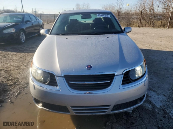 2007 Saab 9-5 Aero with VIN YS3EH49G573524249, listed as a Copart auction lot 48460205 with 168065 miles and Salvage Title. Bid and sale history available at carsss.com. Image 5.