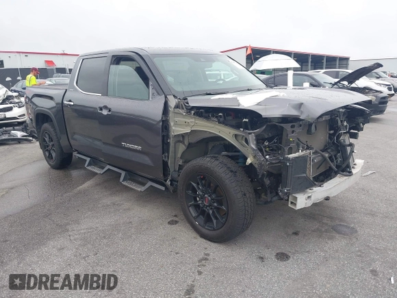 2022 Toyota Tundra Limited with VIN 5TFJA5AB5NX010780, listed as a IAAI auction lot 42446780 with 47,114 mi miles and . Bid and sale history available at DreamBid. Image 1.