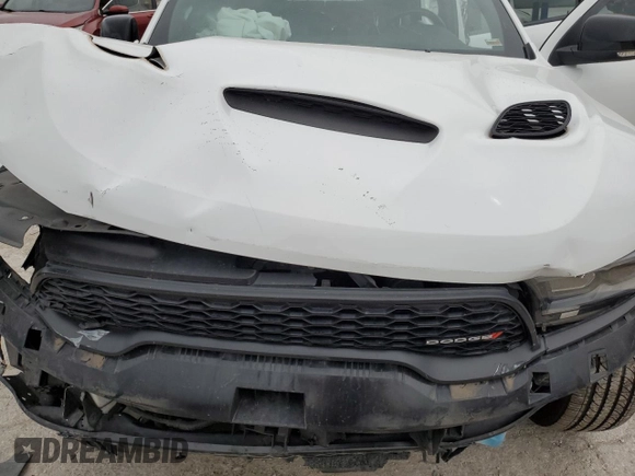 2021 Dodge Durango R/T with VIN 1C4SDJCT9MC762787, listed as a Copart auction lot 60757995 with 41,533 mi miles and Salvage title. Bid and sale history available at DreamBid. Image 12.