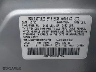 2013 Infiniti G37 Sedan x with VIN JN1CV6AR3DM757734, listed as a IAAI auction lot 41752090 with 113,585 mi miles. Bid and sale history available at carsss.com. Image 9.