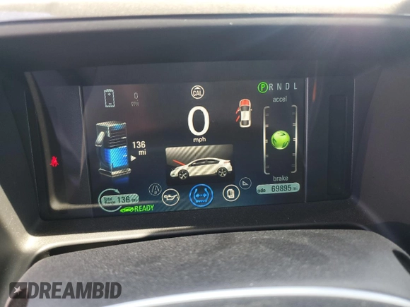2014 Chevrolet Volt with VIN 1G1RH6E41EU113558, listed as a Copart auction lot 52639105 with 69,895 mi miles and Salvage Title. Bid and sale history available at DreamBid. Image 9.