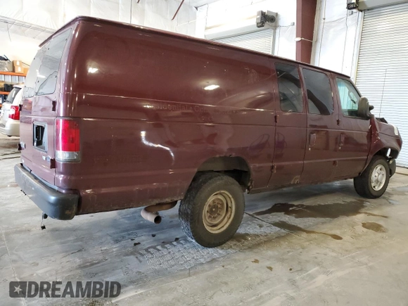 2009 Ford Econoline Cargo Commercial with VIN 1FTSS34L89DA15246, listed as a Copart auction lot 64803214 with 149,766 mi miles and Salvage Title. Bid and sale history available at carsss.com. Image 3.