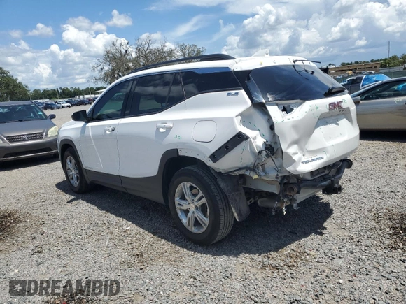 2020 GMC Terrain SLE with VIN 3GKALMEV0LL301726, listed as a Copart auction lot 61779595 with 42,015 mi miles and Salvage title. Bid and sale history available at DreamBid. Image 2.