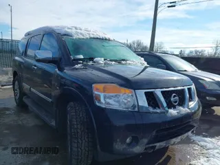 2015 Nissan Armada Platinum z VIN 5N1BA0NE0FN619585, wystawiony jako IAAI lot #41426018 z przebiegiem 232 273 mil mil oraz . Historia ofert i sprzedaży dostępna na DreamBid. Obrazek 1.