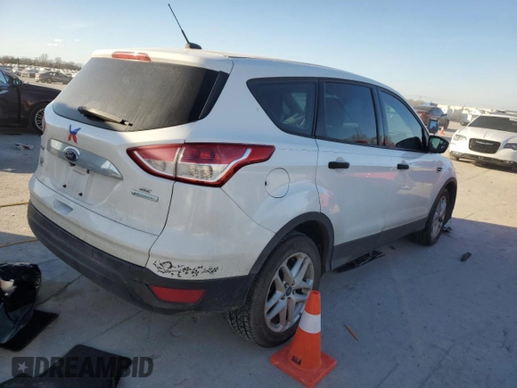 2016 Ford Escape S with VIN 1FMCU0F72GUB14926, listed as a Copart auction lot 46843265 with 0 mi miles and Salvage Title. Bid and sale history available at carsss.com. Image 3.