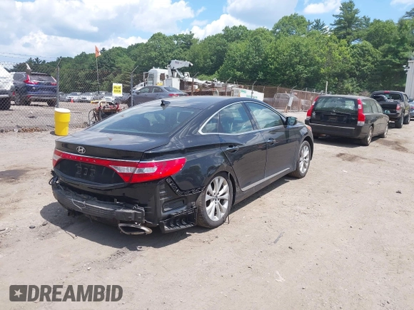 2012 Hyundai Azera with VIN KMHFG4JG2CA133104, listed as a IAAI auction lot 42562933 with Not provided miles and . Bid and sale history available at DreamBid. Image 4.