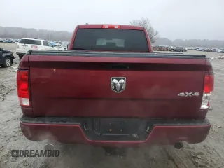 2017 Ram 1500 Express with VIN 1C6RR7FT8HS708933, listed as a Copart auction lot 43755095 with 109,702 mi miles and Salvage Title. Bid and sale history available at carsss.com. Image 6.