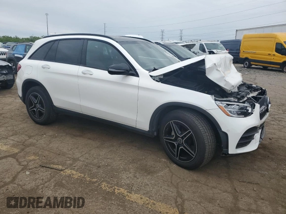 2021 Mercedes-Benz GLC 300 z VIN W1N0G8EB7MF890058, wystawiony jako Copart lot #56724635 z przebiegiem 36 918 mil mil oraz Czysty tytuł • Clean title. Historia ofert i sprzedaży dostępna na DreamBid. Obrazek 4.