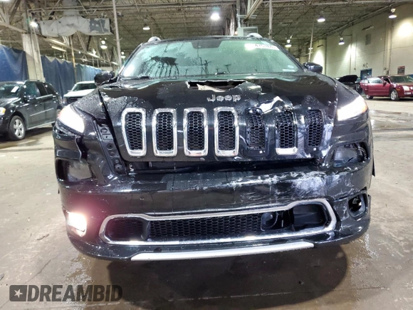 2018 Jeep Cherokee Overland with VIN 1C4PJMJX2JD614458, listed as a Copart auction lot 85475184 with 74,068 mi miles and Clean Title. Bid and sale history available at carsss.com. Image 5.