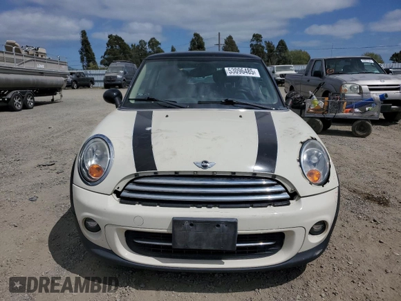 2012 MINI Hardtop with VIN WMWSU3C55CT540191, listed as a Copart auction lot 53096485 with 89,561 mi miles and Salvage Title. Bid and sale history available at DreamBid. Image 5.