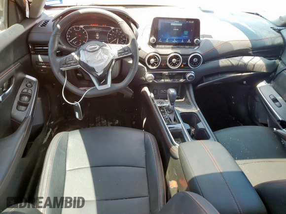2024 Nissan Sentra SR with VIN 3N1AB8DV6RY284808, listed as a Copart auction lot 61108905 with 12,015 mi miles and Salvage title. Bid and sale history available at DreamBid. Image 8.