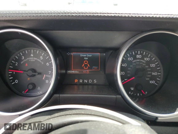 2022 Ford Mustang GT with VIN 1FA6P8CF3N5141701, listed as a Copart auction lot 58627475 with 45,348 mi miles and Salvage title. Bid and sale history available at DreamBid. Image 9.