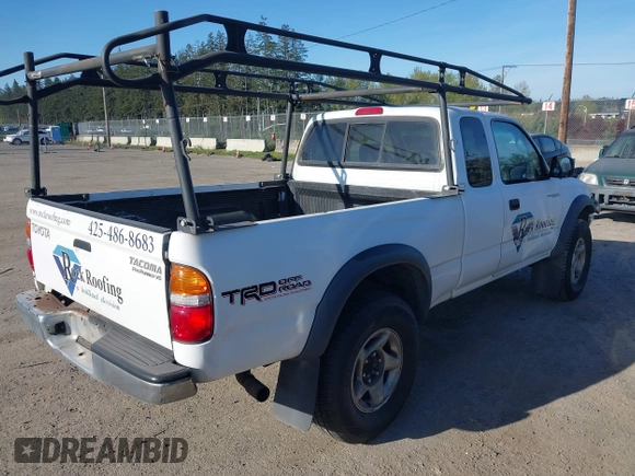2002 Toyota Tacoma PreRunner with VIN 5TESN92N92Z042015, listed as a IAAI auction lot 41993737 with 261,011 mi miles and . Bid and sale history available at DreamBid. Image 4.