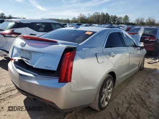 2015 Cadillac ATS Sedan Luxury RWD with VIN 1G6AB5RX1F0101197, listed as a Copart auction lot 87817035 with 0 mi miles and Salvage Title. Bid and sale history available at carsss.com. Image 3.