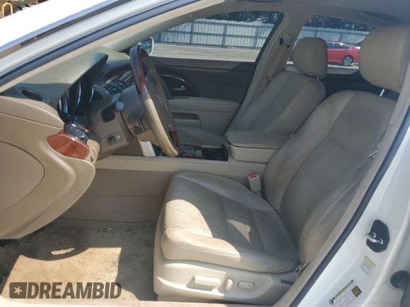 2010 Acura RL Technology with VIN JH4KB2F60AC000928, listed as a Copart auction lot 62216225 with 222,876 mi miles and Salvage title. Bid and sale history available at DreamBid. Image 7.