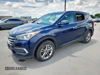 2018 Hyundai Santa Fe 2.4L with VIN 5XYZT3LB5JG505167, listed as a Copart auction lot 63854995 with 116,078 mi miles and Clean title. Bid and sale history available at DreamBid. Image 1.