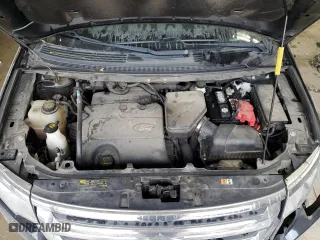 2013 Ford Edge SE with VIN 2FMDK3GC7DBE36390, listed as a Copart auction lot 43848715 with 121,402 mi miles and Salvage Title. Bid and sale history available at carsss.com. Image 12.