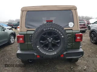 2023 Jeep Wrangler Sport S with VIN 1C4HJXDG1PW504242, listed as a Copart auction lot 83772924 with 29,237 mi miles and Salvage Title. Bid and sale history available at DreamBid. Image 6.
