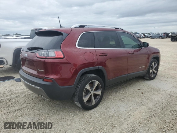 2020 Jeep Cherokee Limited z VIN 1C4PJLDX2LD521674, wystawiony jako Copart lot #74903084 z przebiegiem 28 054 mil mil oraz Nie do naprawy • Non repairable. Historia ofert i sprzedaży dostępna na DreamBid. Obrazek 3.