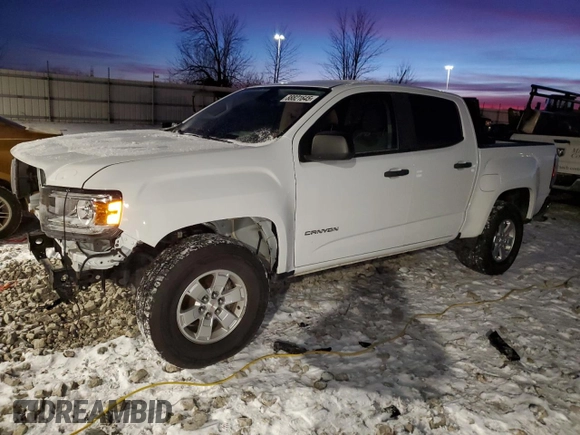 2018 GMC Canyon 2WD with VIN 1GTG5BEA1J1208171, listed as a Copart auction lot 88821645 with 59,372 mi miles and Salvage Title. Bid and sale history available at carsss.com. Image 1.