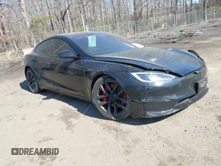 2023 Tesla Model S Plaid with VIN 5YJSA1E68PF524517, listed as a IAAI auction lot 41621750 with Not provided miles and . Bid and sale history available at DreamBid. Image 1.