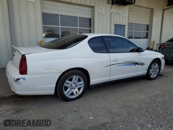2006 Chevrolet Monte Carlo LT 3.9L with VIN 2G1WK151069199067, listed as a Copart auction lot 70265084 with 227,045 mi miles and Clean Title. Bid and sale history available at carsss.com. Image 3.