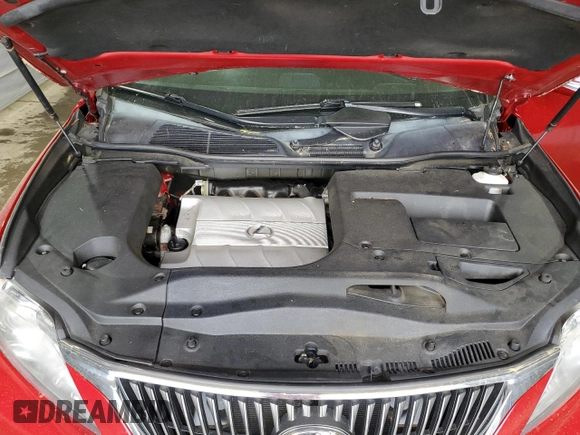 2010 Lexus RX 350 z VIN 2T2BK1BA2AC061545, wystawiony jako Copart lot #55592715 z przebiegiem 99 819 mil mil oraz Szkoda całkowita • Salvage title. Historia ofert i sprzedaży dostępna na DreamBid. Obrazek 12.