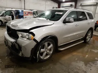 2012 Dodge Durango Citadel with VIN 1C4RDJEG4CC294979, listed as a Copart auction lot 85866424 with 127,553 mi miles and Salvage Title. Bid and sale history available at DreamBid. Image 1.