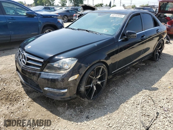 2014 Mercedes-Benz C 250 Sport with VIN WDDGF4HB1EG239197, listed as a Copart auction lot 60132695 with 88,813 mi miles and Clean title. Bid and sale history available at DreamBid. Image 1.