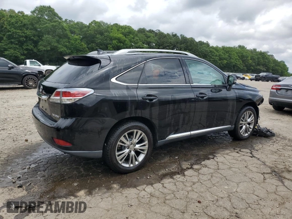 2014 Lexus RX 350 with VIN 2T2ZK1BA2EC141934, listed as a Copart auction lot 59601715 with 95,064 mi miles and Salvage title. Bid and sale history available at DreamBid. Image 3.