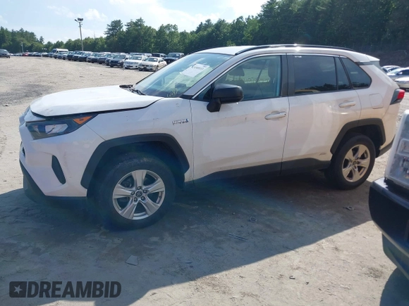 2019 Toyota RAV4 Hybrid LE with VIN 2T3LWRFV0KW024848, listed as a IAAI auction lot 42490933 with 48,384 mi miles and . Bid and sale history available at DreamBid. Image 14.