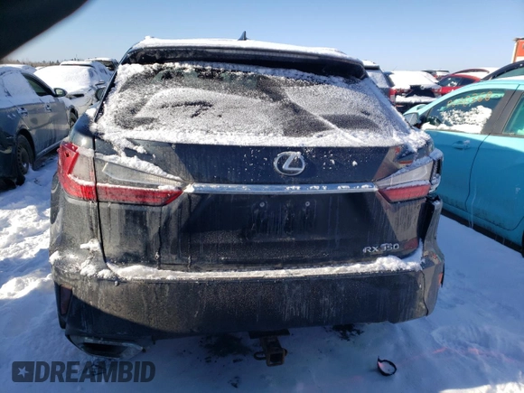 2018 Lexus RX 350 with VIN 2T2BZMCA5JC147928, listed as a Copart auction lot 46918225 with 81,825 mi miles and Salvage title. Bid and sale history available at DreamBid. Image 6.